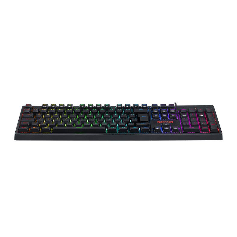 Teclado Mecanico Redragon Kama, RGB, ABNT2, Switch Azul, Preto, K578-RGB
