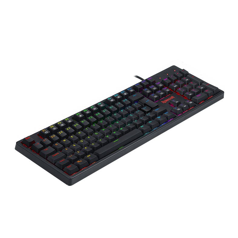 Teclado Mecanico Redragon Kama, RGB, ABNT2, Switch Azul, Preto, K578-RGB
