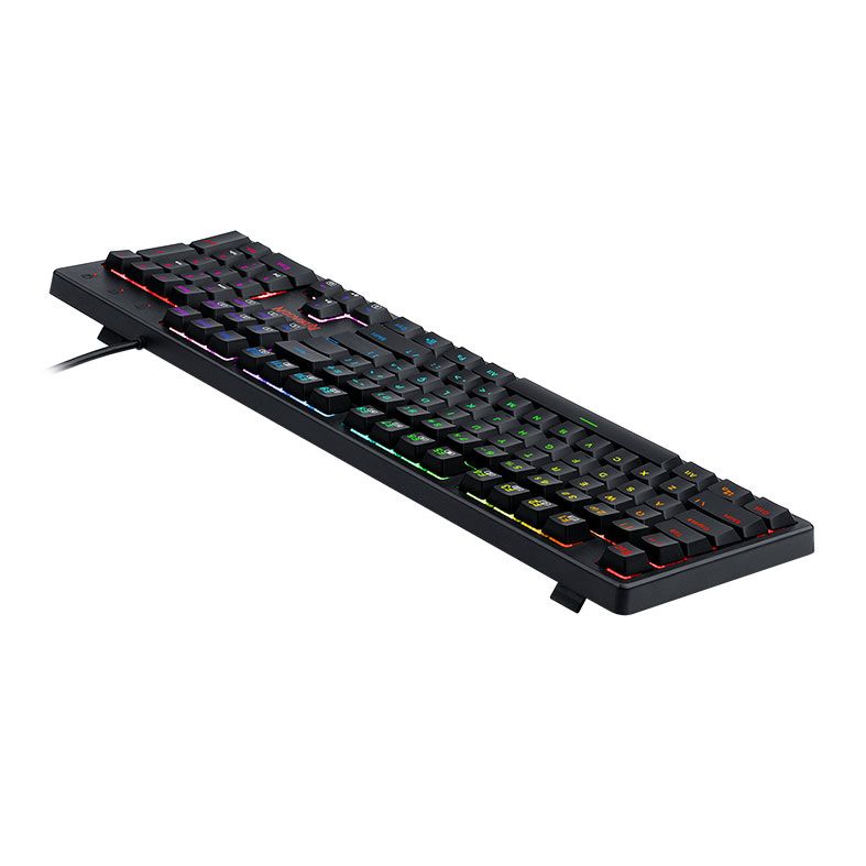 Teclado Mecanico Redragon Kama, RGB, ABNT2, Switch Azul, Preto, K578-RGB