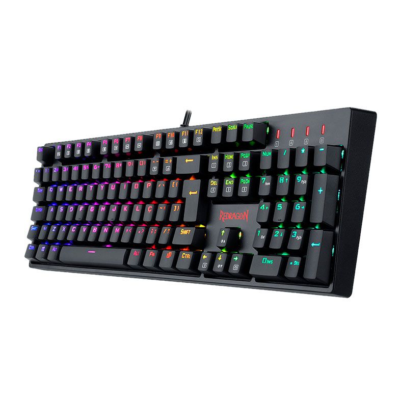 Teclado Mecanico Redragon Surara Pro, RGB, Switch Marrom, Preto, K582RGB-PRO-V2-(PT-BROWN)