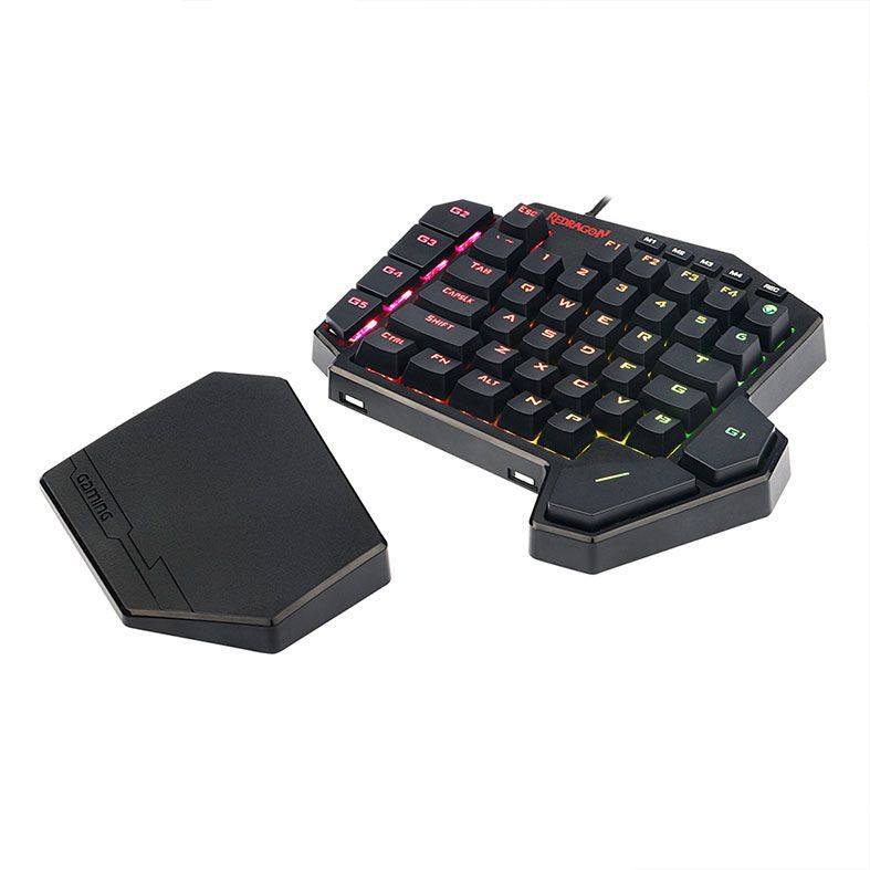 Teclado Mecanico Redragon Diti One-Hand RGB, K585RGB