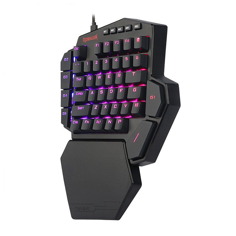 Teclado Mecanico Redragon Diti One-Hand RGB, K585RGB