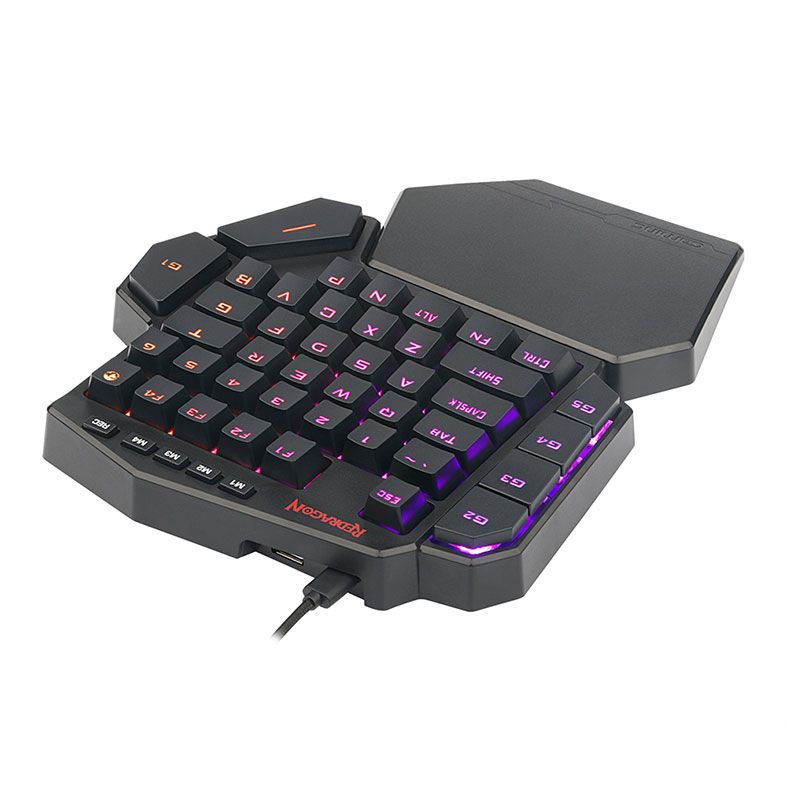 Teclado Mecanico Redragon Diti One-Hand RGB, K585RGB