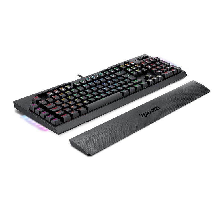 Teclado Opto-Mecanico Redragon Brahma PRO Preto RGB Opical Switch, K586RGB-PRO