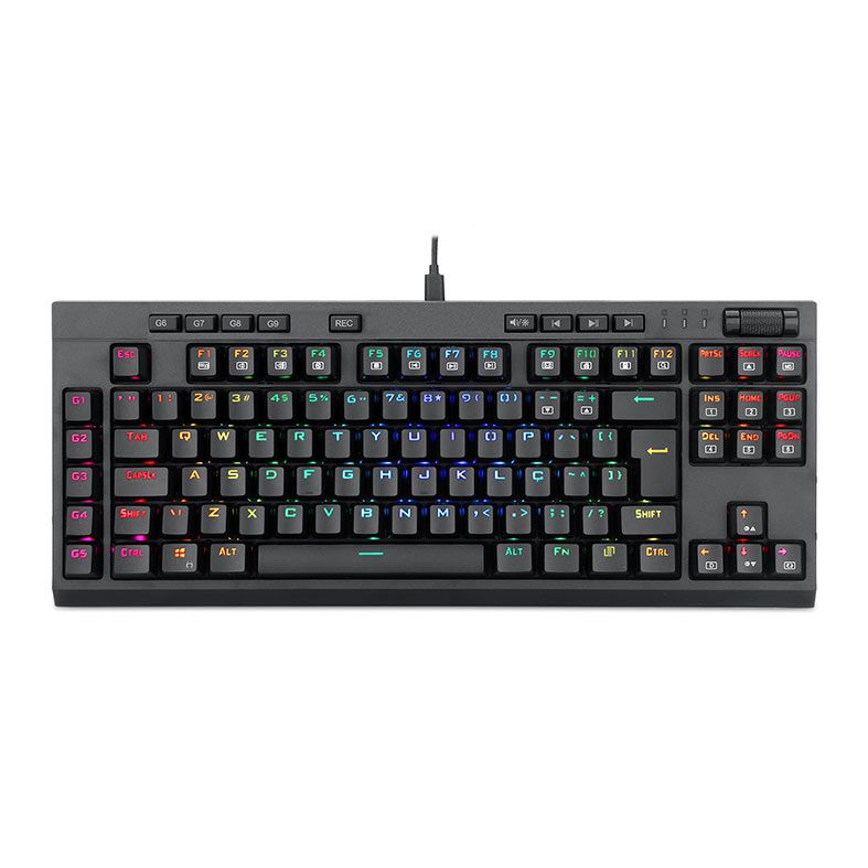 Teclado Opto-Mecanico Redragon BroadSword PRO RGB, K588RGB-PRO