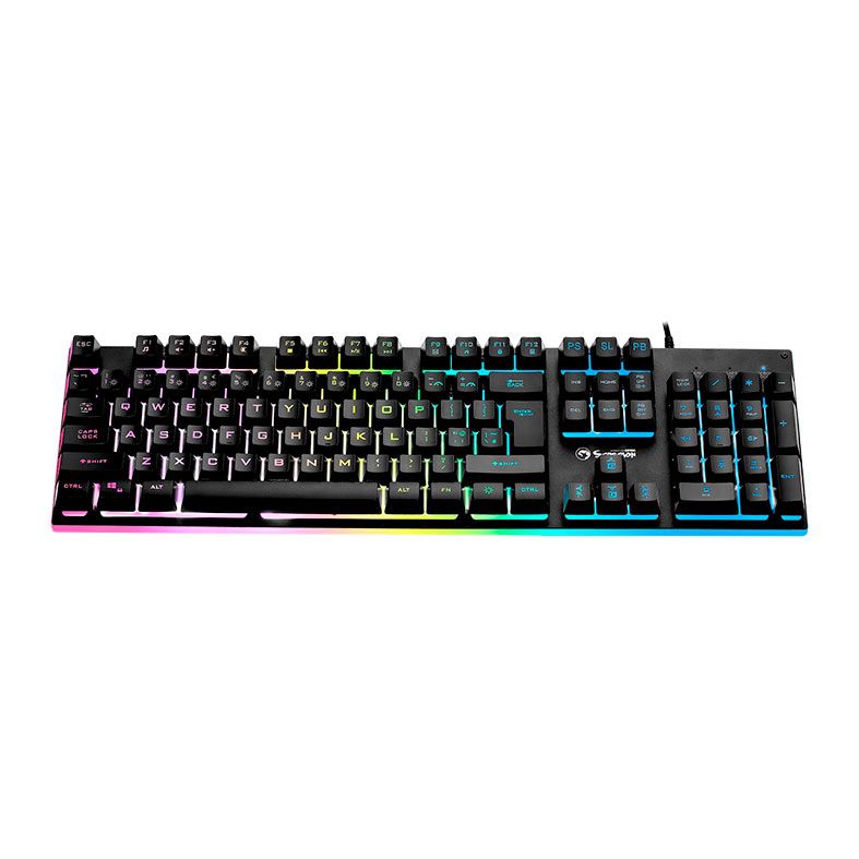 Teclado Gamer Marvo K604, RGB, USB, ABNT2, Preto, K604-BR