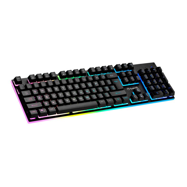 Teclado Gamer Marvo K604, RGB, USB, ABNT2, Preto, K604-BR
