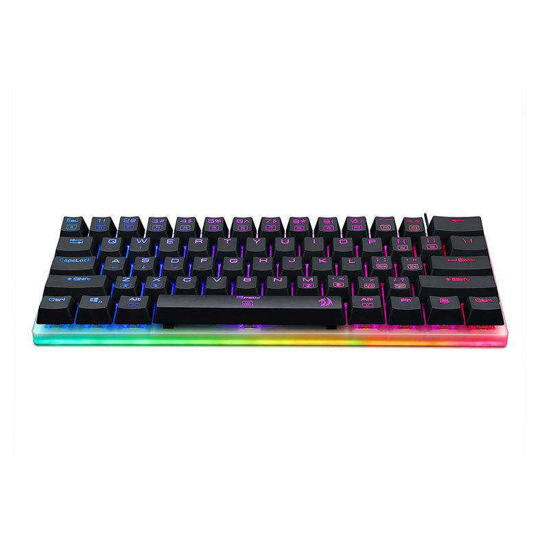 Teclado Mecanico Gamer Redragon Alien, RGB, Switch Azul, Preto, K605