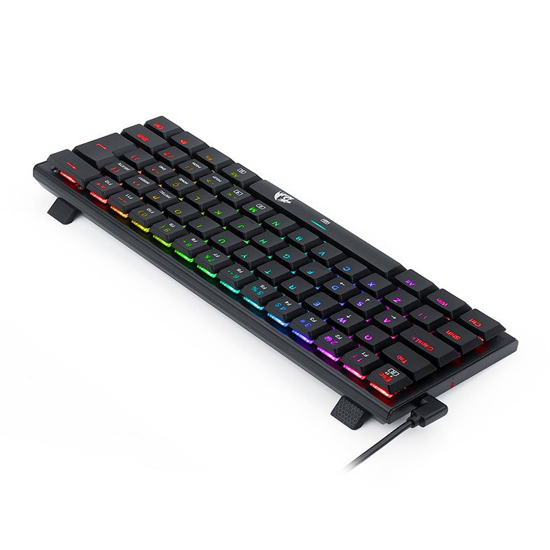 Teclado Mecanico Redragon Anivia, RGB, ABNT2, Switch Marrom, K614-RGB-PT-BROWN