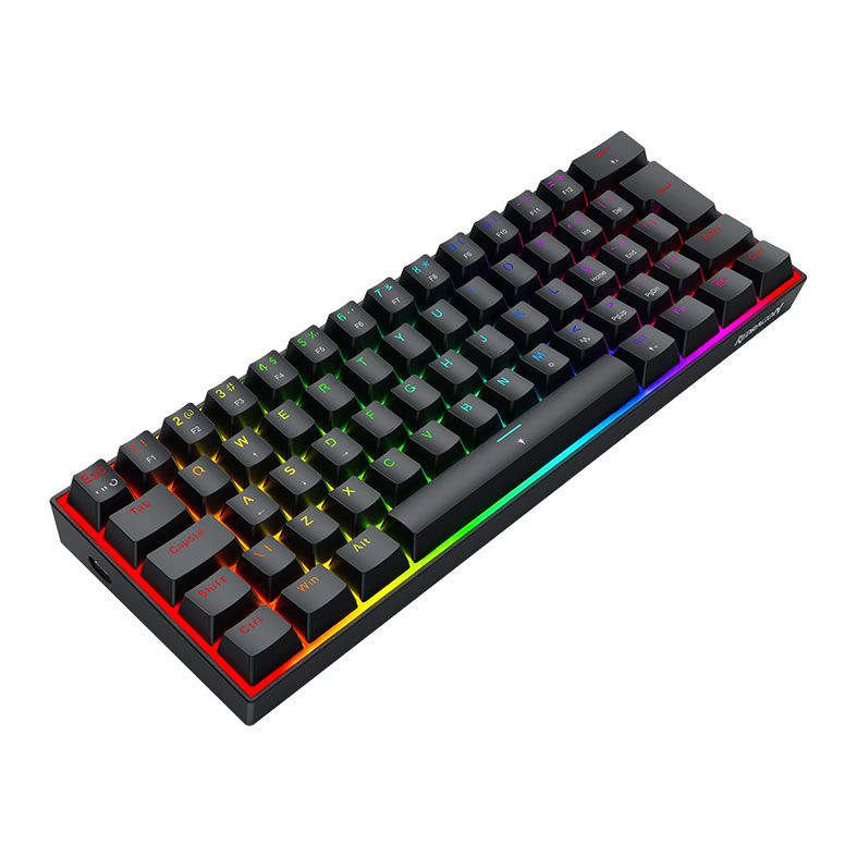 Teclado Magnetico Redragon Fizz, RGB, ABNT2, Preto, K617RGB-M