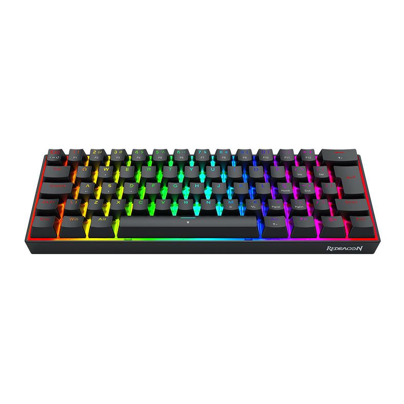 Teclado Magnetico Redragon Fizz, RGB, ABNT2, Preto, K617RGB-M