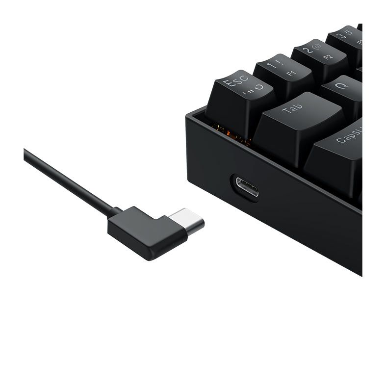 Teclado Magnetico Redragon Fizz, RGB, ABNT2, Preto, K617RGB-M