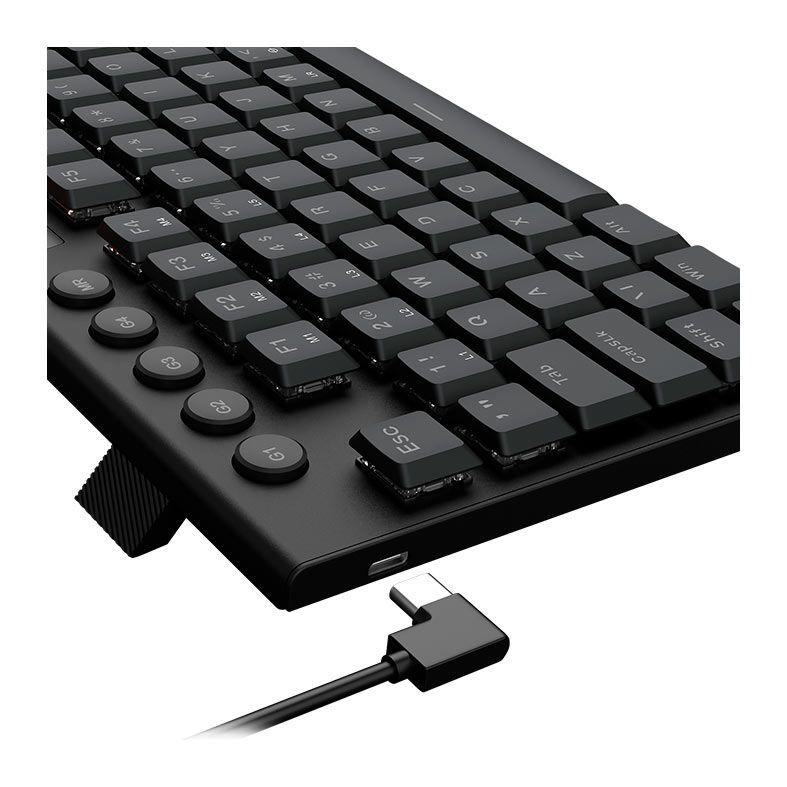 Teclado Mecanico Gamer Redragon Yi TKL, RGB, Switch Marrom, USB, Preto, K625P-KB