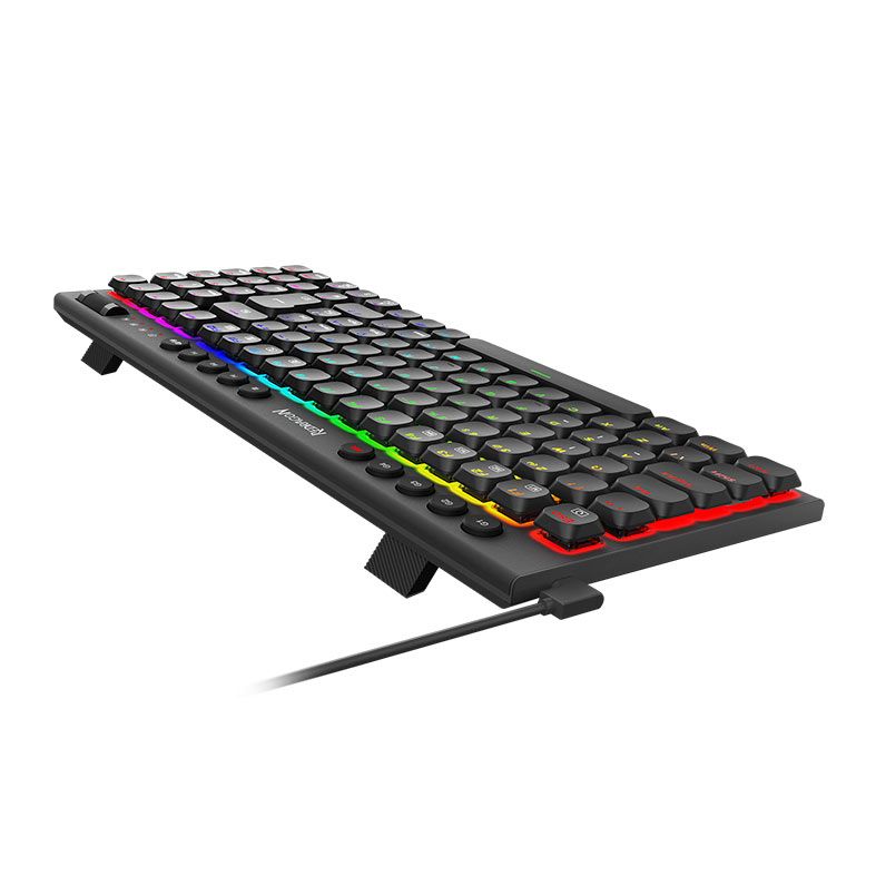Teclado Mecanico Gamer Redragon Sion, RGB, Switch Marrom, USB, Preto, K653-RGB