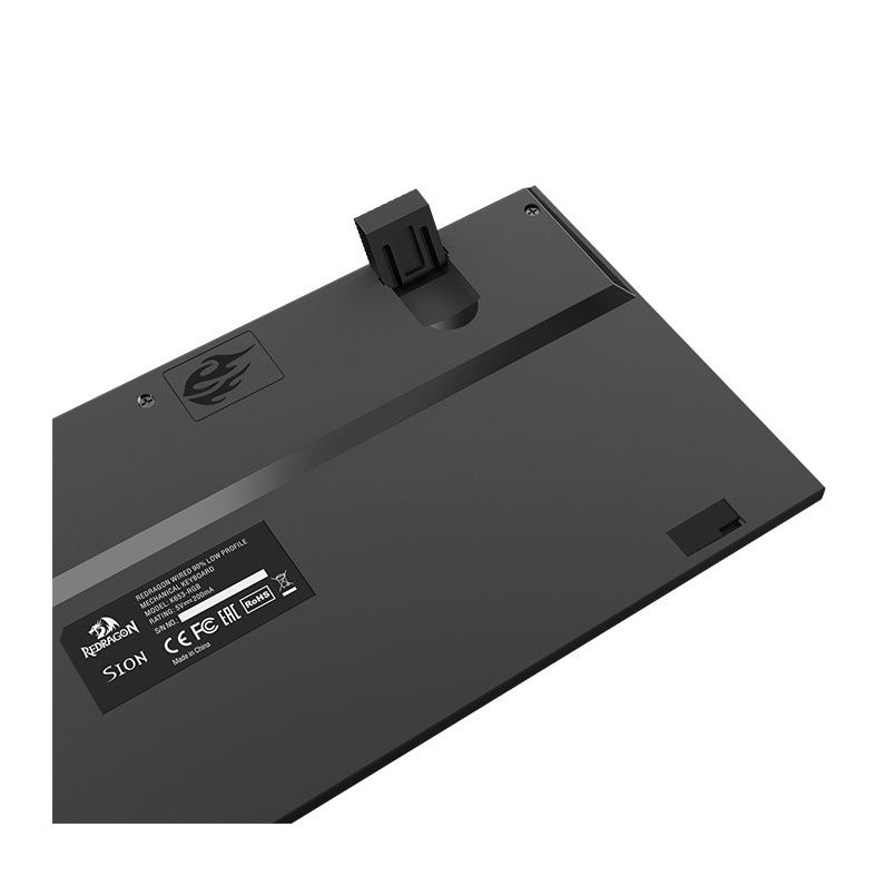 Teclado Mecanico Gamer Redragon Sion, RGB, Switch Marrom, USB, Preto, K653-RGB