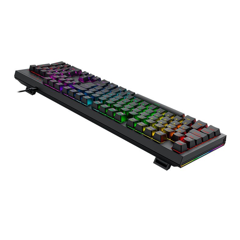 Teclado Mecanico Redragon Argo, RGB, ABNT2, Switch Marrom, Preto, K670-RGB-PT-BROWN