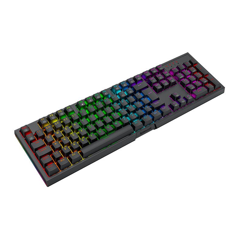 Teclado Mecanico Redragon Argo, RGB, ABNT2, Switch Marrom, Preto, K670-RGB-PT-BROWN