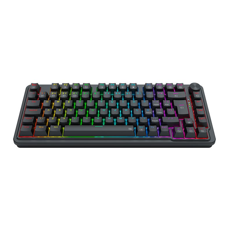 Teclado Mecanico Redragon Ucal Pro, RGB, Wireless, Switch Marrom, Preto, K673-RGB-PRO