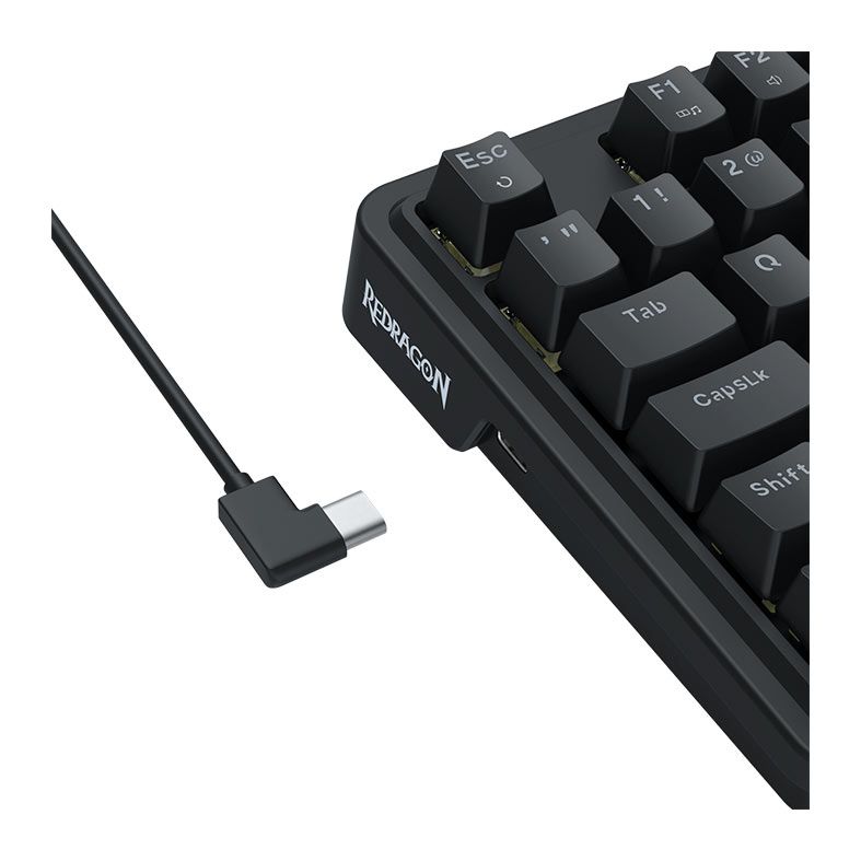 Teclado Magnetico Redragon Ucal, RGB, 75%, Switch Ultramag, USB-C, Preto, K673RGB-M