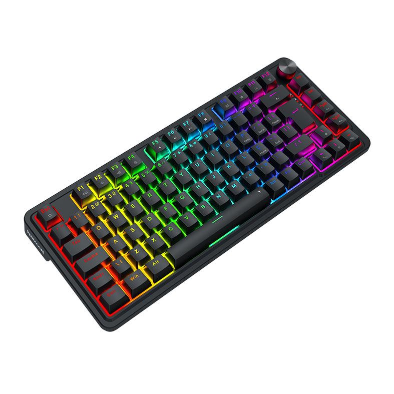 Teclado Magnetico Redragon Ucal, RGB, 75%, Switch Ultramag, USB-C, Preto, K673RGB-M