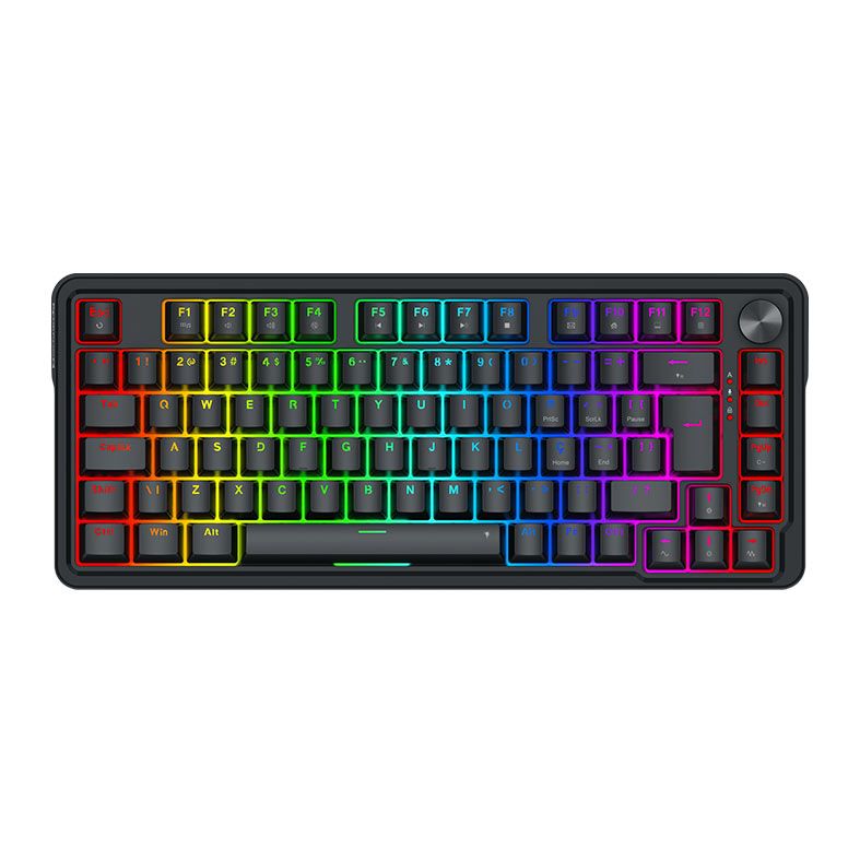 Teclado Magnetico Redragon Ucal, RGB, 75%, Switch Ultramag, USB-C, Preto, K673RGB-M
