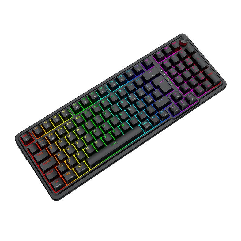 Teclado Mecanico Redragon Eisa Pro, RGB, ABNT2, Switch Brown, Tri-Mode, Preto, K686-RGB-PRO-PT-BROWN