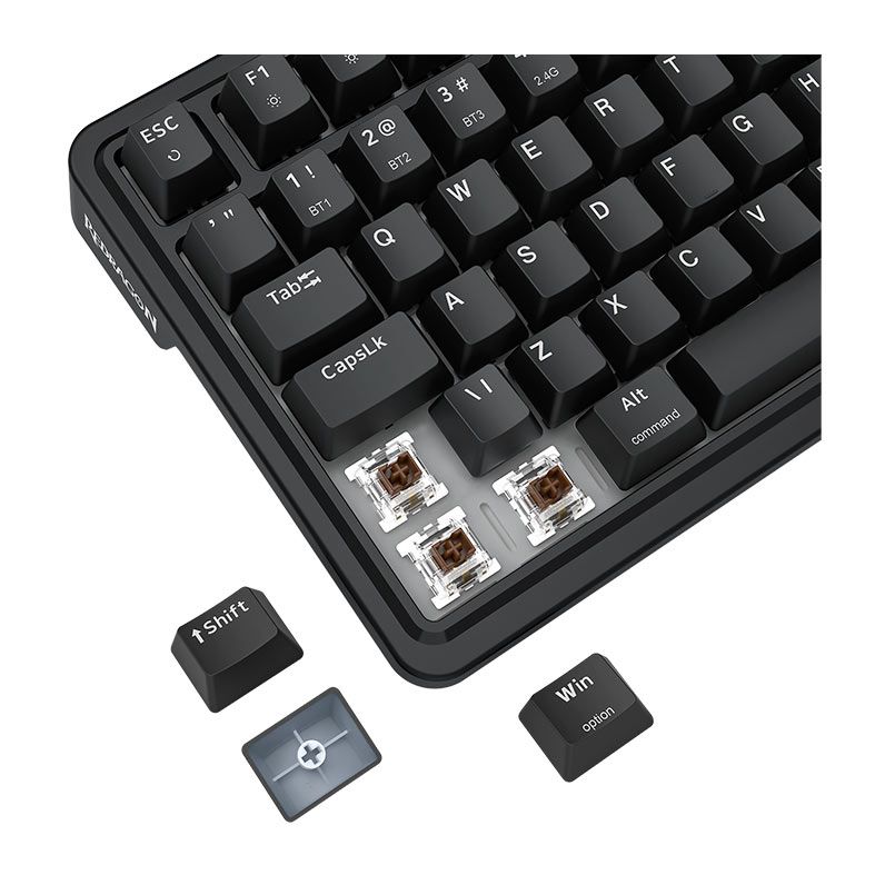 Teclado Mecanico Redragon Eisa Pro, RGB, ABNT2, Switch Mambo, Tri-Mode, Preto, K686-RGB-PRO-PT-MAMBO