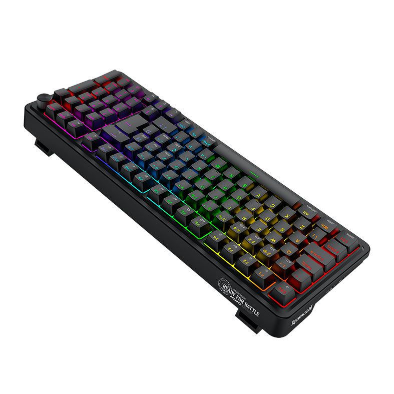 Teclado Mecanico Redragon Eisa Pro, RGB, ABNT2, Switch Mambo, Tri-Mode, Preto, K686-RGB-PRO-PT-MAMBO