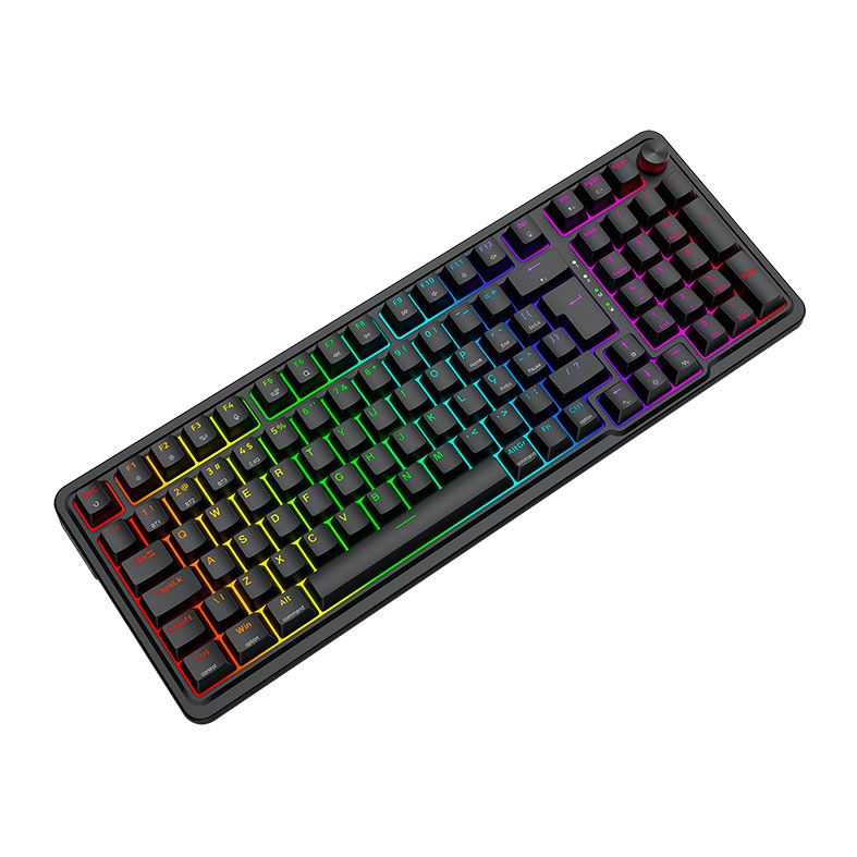 Teclado Mecanico Redragon Eisa Pro, RGB, ABNT2, Switch Mambo, Tri-Mode, Preto, K686-RGB-PRO-PT-MAMBO