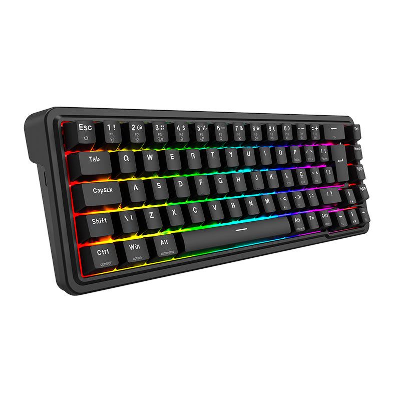 Teclado Magnetico Redragon Nova, RGB, 65%, ABNT2, Switch UltraMag Linear, Preto, K709RGB-M