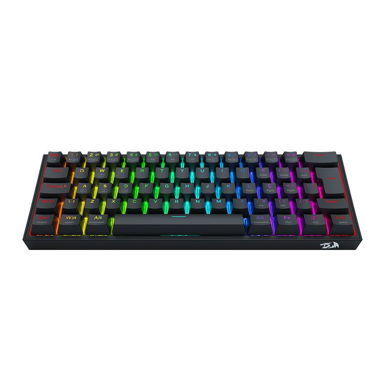 Teclado Mecanico Redragon Alcor, RGB, ABNT2, Switch RPC Linear, Tri-Mode, Preto, K717B-RGB-PRO