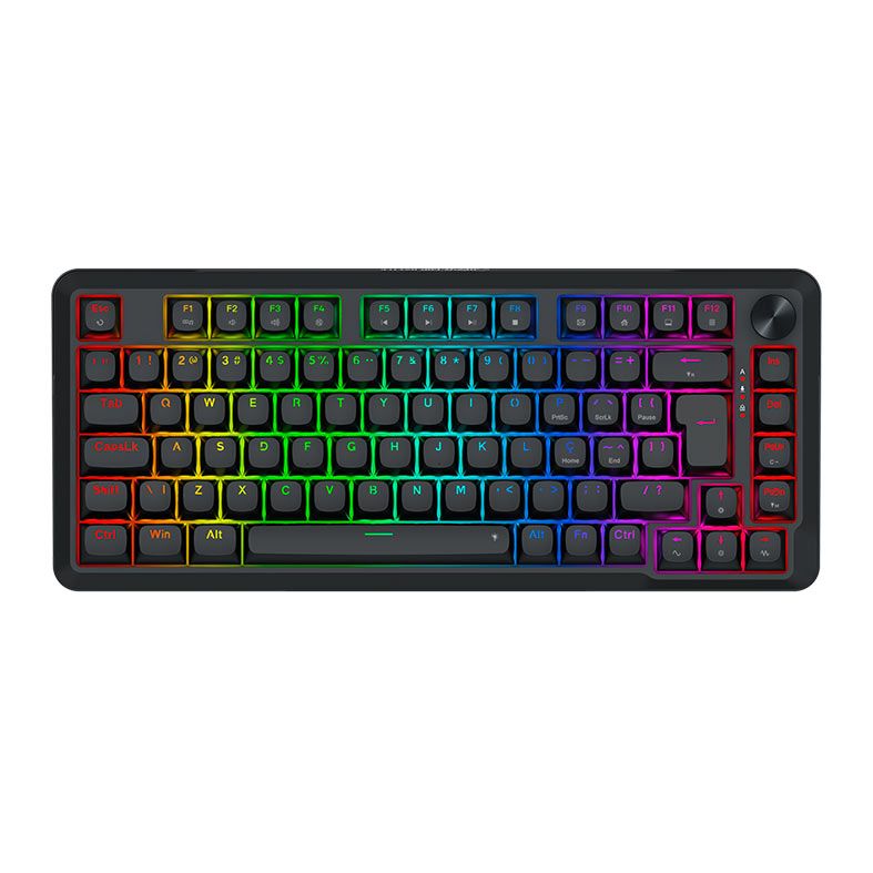 Teclado Magnetico Redragon Stormhunter, RGB, 75%, Rapid Trigger, ABNT2, Switch UltraMag Linear, Preto, K721RGB-M