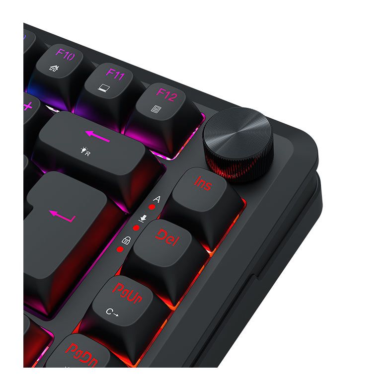Teclado Magnetico Redragon Stormhunter, RGB, 75%, Rapid Trigger, ABNT2, Switch UltraMag Linear, Preto, K721RGB-M