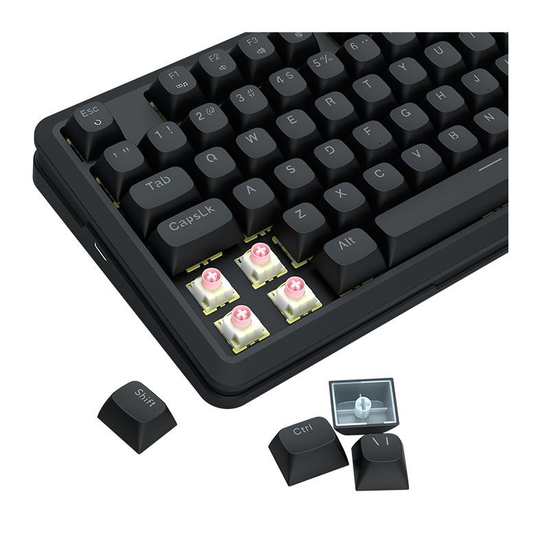 Teclado Magnetico Redragon Stormhunter, RGB, 75%, Rapid Trigger, ABNT2, Switch UltraMag Linear, Preto, K721RGB-M