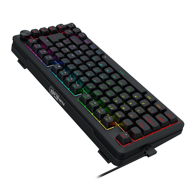 Teclado Magnetico Redragon Stormhunter, RGB, 75%, Rapid Trigger, ABNT2, Switch UltraMag Linear, Preto, K721RGB-M