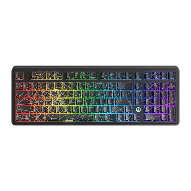 OPENBOX Teclado Magnetico Ajazz AK980 Max HE, ARGB, Switch Hall Effect, Spider Web, AK980MAX-CBK