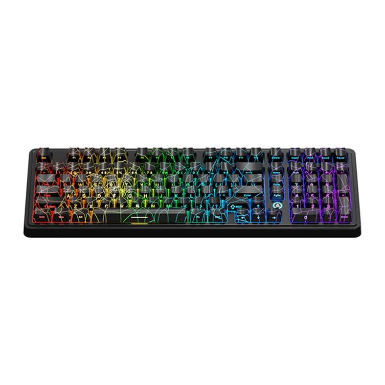 OPENBOX Teclado Magnetico Ajazz AK980 Max HE, ARGB, Switch Hall Effect, Spider Web, AK980MAX-CBK