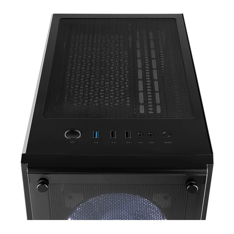Gabinete Gamer Pichau Kazan Led Branco Lateral/Frontal Vidro Temp, PGKZ-01WHITE
