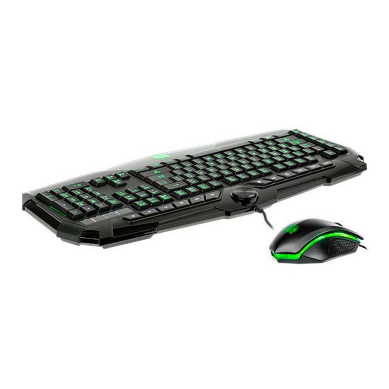 Kit Teclado e Mouse Thermaltake Sports Challenger Prime Combo, KB-CPC-MBBRPB-01