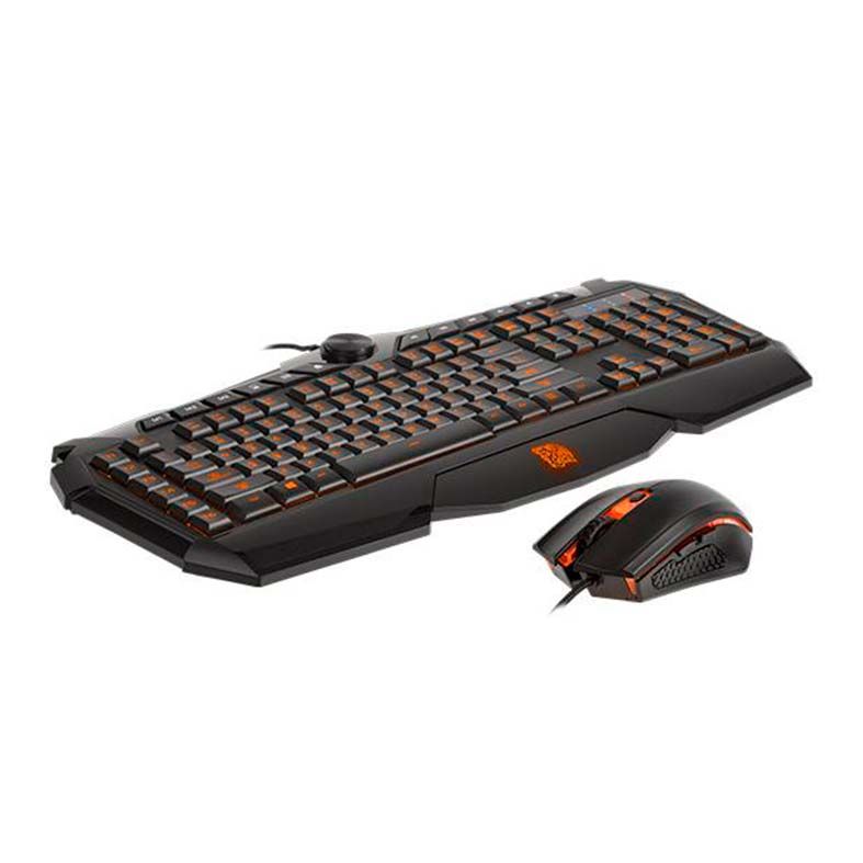 Kit Teclado e Mouse Thermaltake Sports Challenger Prime Combo, KB-CPC-MBBRPB-01
