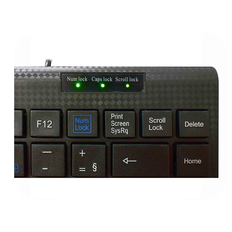 Teclado Membrana K-MEX KB-D428, ABNT2, USB, Preto, KBD428U00010B0X