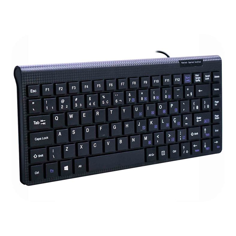 Teclado Membrana K-MEX KB-D428, ABNT2, USB, Preto, KBD428U00010B0X