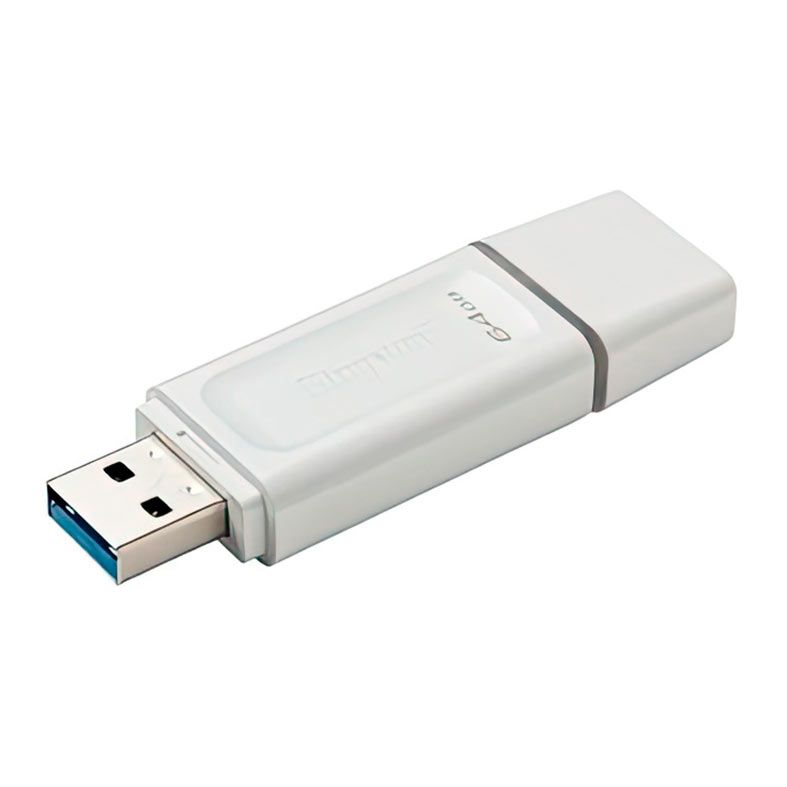 Pen Drive Kingston DataTraveler Exodia, 64GB, USB 3.2, Branco, KC-U2G64-5R
