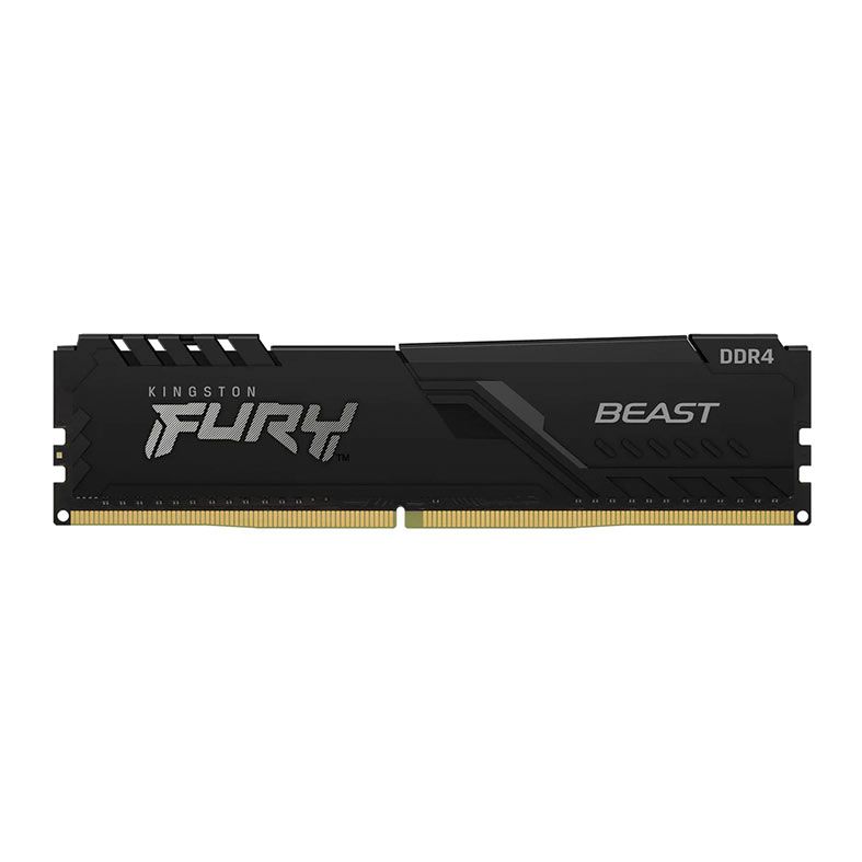 Memoria Kingston Fury Beast, 16GB (1x16GB), DDR4, 3200MHz, C16, Preto, KF432C16BB-16