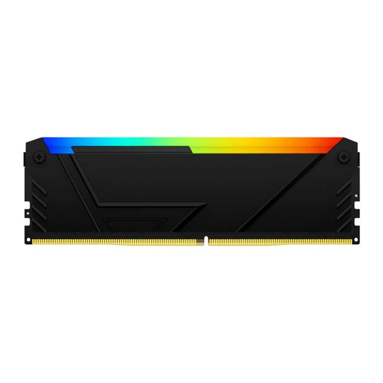 Memoria Kingston Fury Beast, RGB, 16GB (1x16GB), DDR4, 3200MHz, C16, Preto, KF432C16BB12A-16
