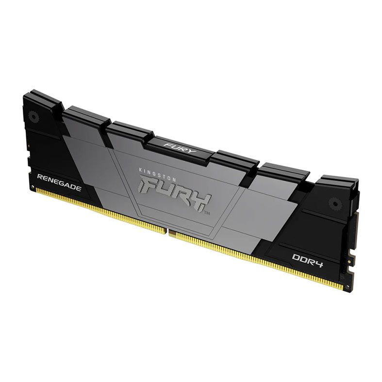 Memoria Kingston Fury Renegade, 8GB (1x8GB), DDR4, 3600MHz, C16, Preto e Cinza, KF436C16RB2-8