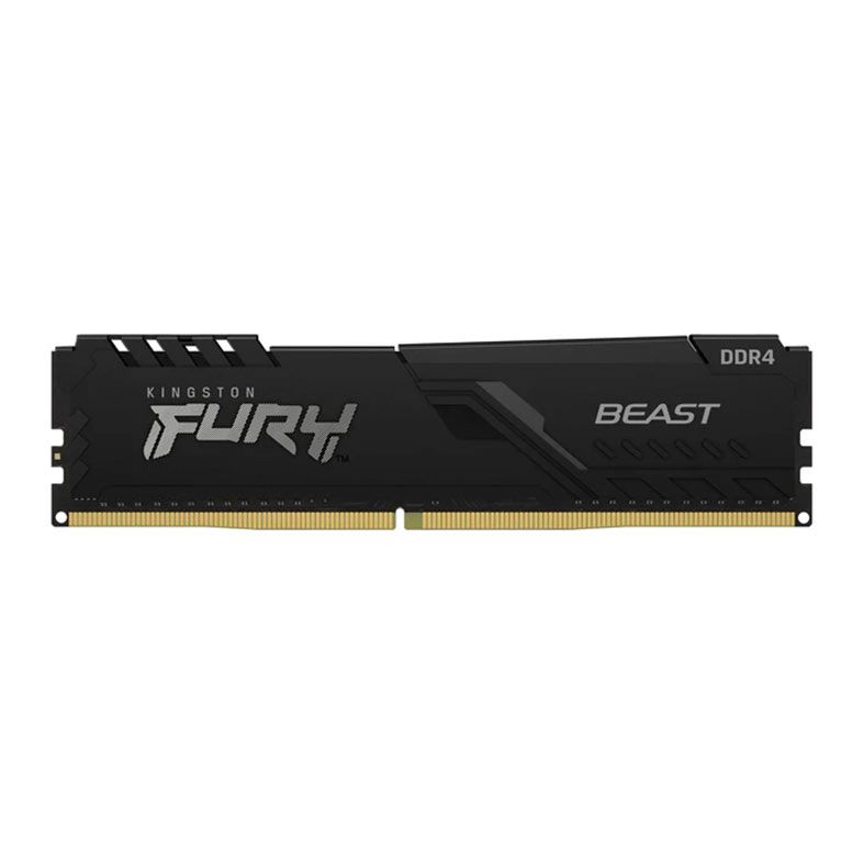 Memoria Kingston Fury Beast, 16GB (1x16GB), DDR4, 3600MHz, C18, Preto, KF436C18BB/16