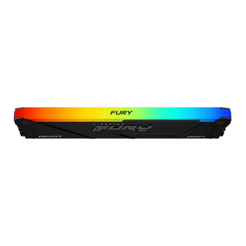 Memoria Kingston Fury Beast, RGB, 16GB (1x16GB), DDR4, 3600MHz, C18, Preto, KF436C18BB2A-16