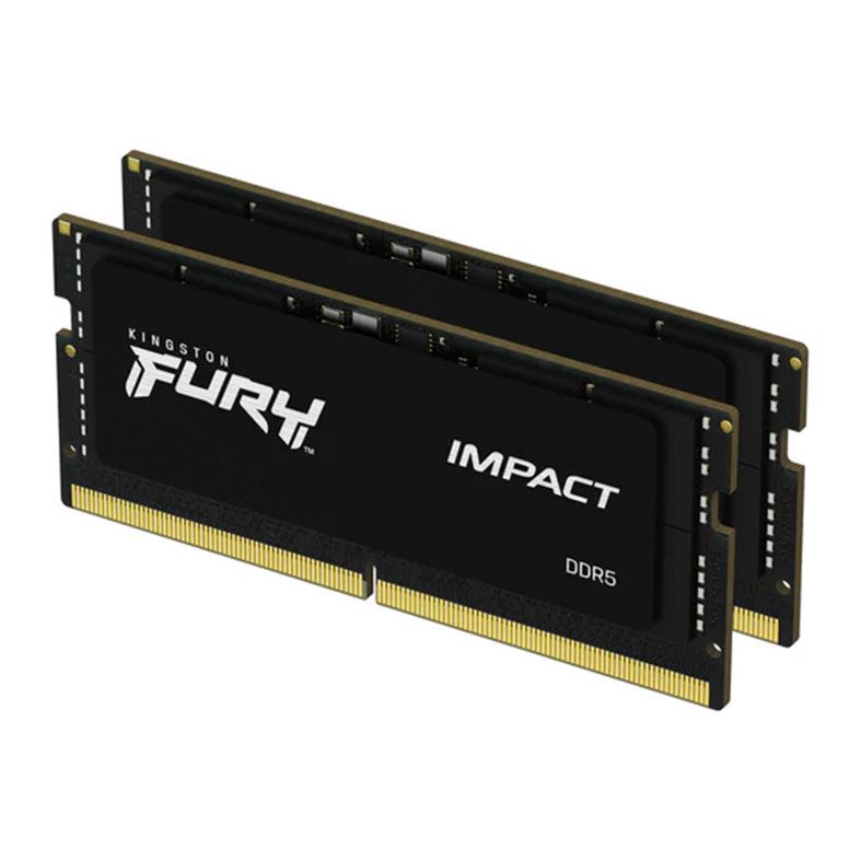 Memoria Para Notebook Kingston Fury Impact, 64GB (2x32GB), DDR5, 5600MHz, C40, KF556S40IBK2-64