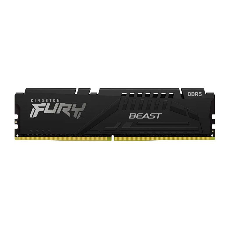 Memoria Kingston Fury Beast, 32GB (1x32GB), DDR5, 6000MHz, C30, Preto, KF560C30BBE-32